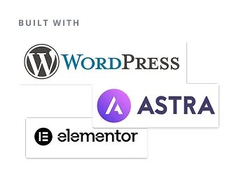 Winnipeg website design tech stack featuring WordPress, Astra, and Elementor